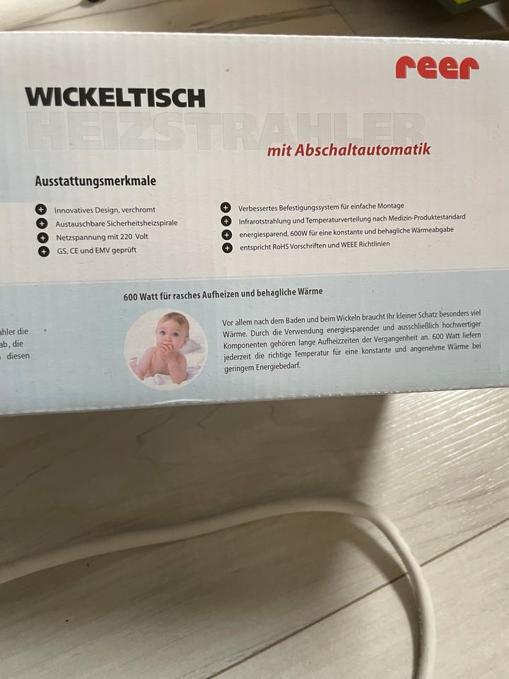 reer Wickeltischheizstrahler mit abschaltautomatik im OVP in Steina