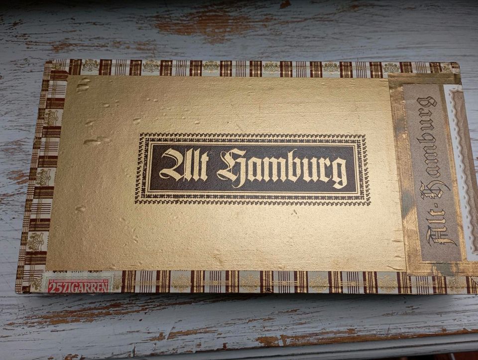 Vintage Zigarren Kiste "Alt Hamburg" Rarität!!! in Augsburg