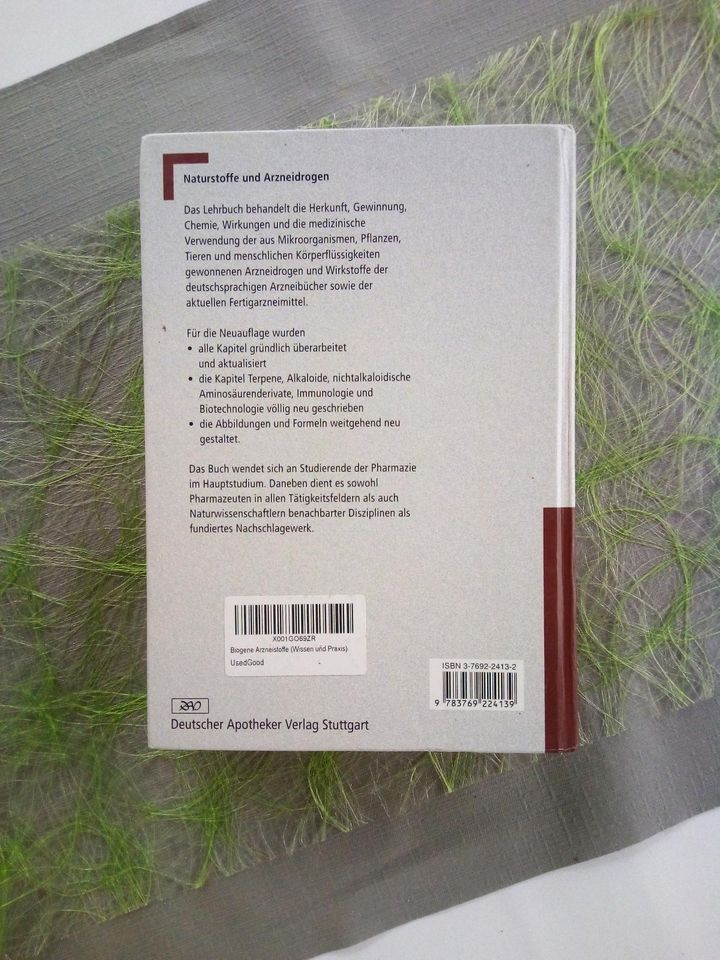 Biogene Arzneistoffe, Horst Rimpler, 2 Auflage 1999 in Weilburg