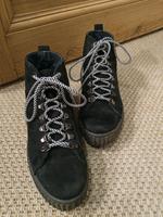 Schuhe Damen Gr. 39 schwarz Mono black Asos Plateau Leipzig - Marienbrunn Vorschau