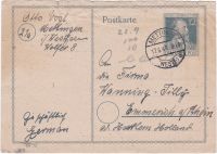 Mettingen/Westf.  1 Ganzsache mit Stempel 17.09.42 Nordrhein-Westfalen - Kalkar Vorschau