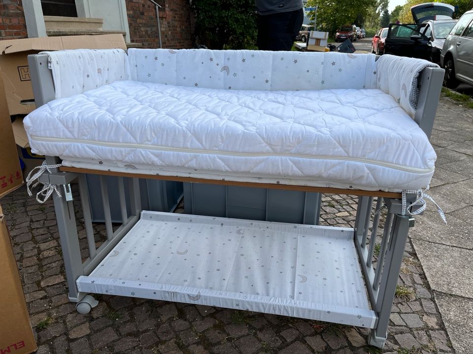 Roba Beistellbett grau 2 in 1 in Leipzig