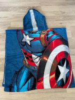 Poncho Marvel Captain America Avengers Badetuch neu 104 110 116 Sachsen - Werdau Vorschau