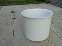 großer Übertopf / Pflanztopf Keramik, weiß, D: 25cm, H: 22cm Kr. München - Oberhaching Vorschau