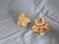 2 Vorhangklammern Gardinenmanschetten gold Efeublätter Schleswig-Holstein - Neumünster Vorschau