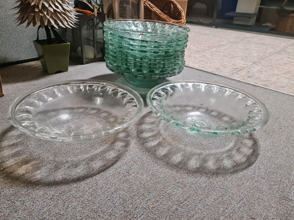 Glasschalen #  Set 9+2+2 # oder einzeln in Döhlau