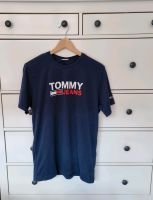 Tommy Hilfiger T-Shirt Shirt Dunkelblau M Top Zustand Niedersachsen - Rastede Vorschau