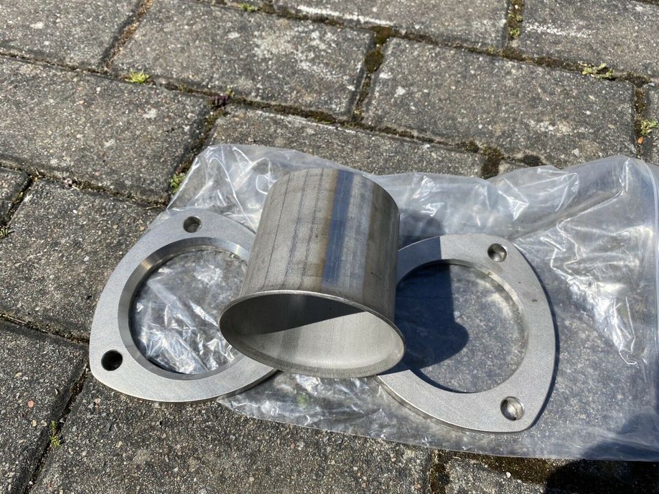 3 zoll edelstahl auspuff weld flansch auspuffrohr verbindung 77mm