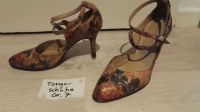 Tangoschuhe, Gr. 38, Blumenornamente, Leder Wandsbek - Gartenstadt Vorschau