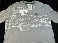Lacoste T-Shirt XL hellgrau *Neuware* Crocodile-Print Bayern - Baiersdorf Vorschau