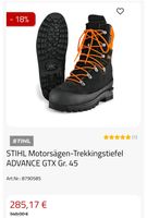 Stihl Schnittschutz /Hose/Jacke/Stiefel/Helm Hessen - Grävenwiesbach Vorschau