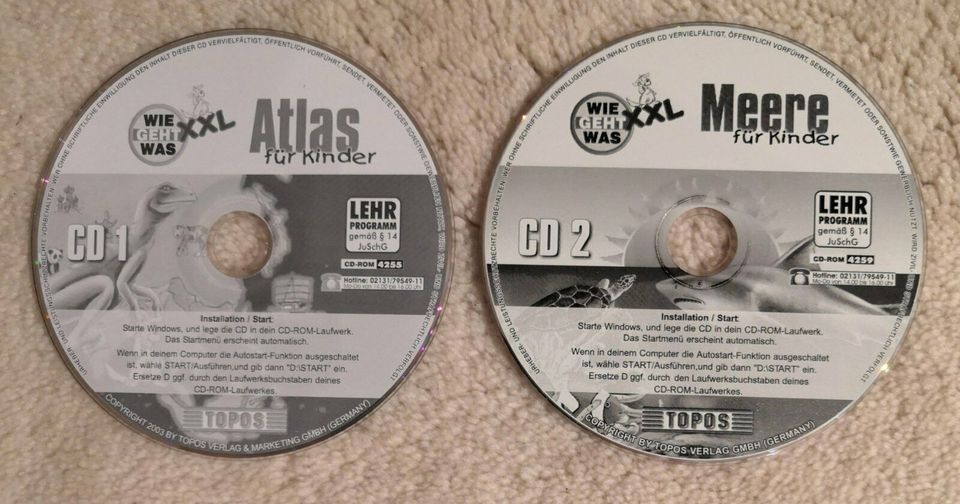 Wie geht was? Atlas & Meere für Kinder | 2 Discs in Pliening