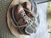 Super schicker New Balace Sneaker in gold braun gr. UK 6 Schleswig-Holstein - Wankendorf Vorschau