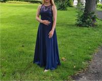 Elegantes langes Abendkleid in Dunkelblau Nordrhein-Westfalen - Rheine Vorschau