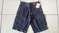 Bermuda/Cargo-Shorts dunkelblau Gr. 140 m. verstellbarem Bund NEU Nordrhein-Westfalen - Bergisch Gladbach Vorschau