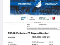 TSG Hoffenheim - Bayern München 2 x Block D Bayern - Bamberg Vorschau