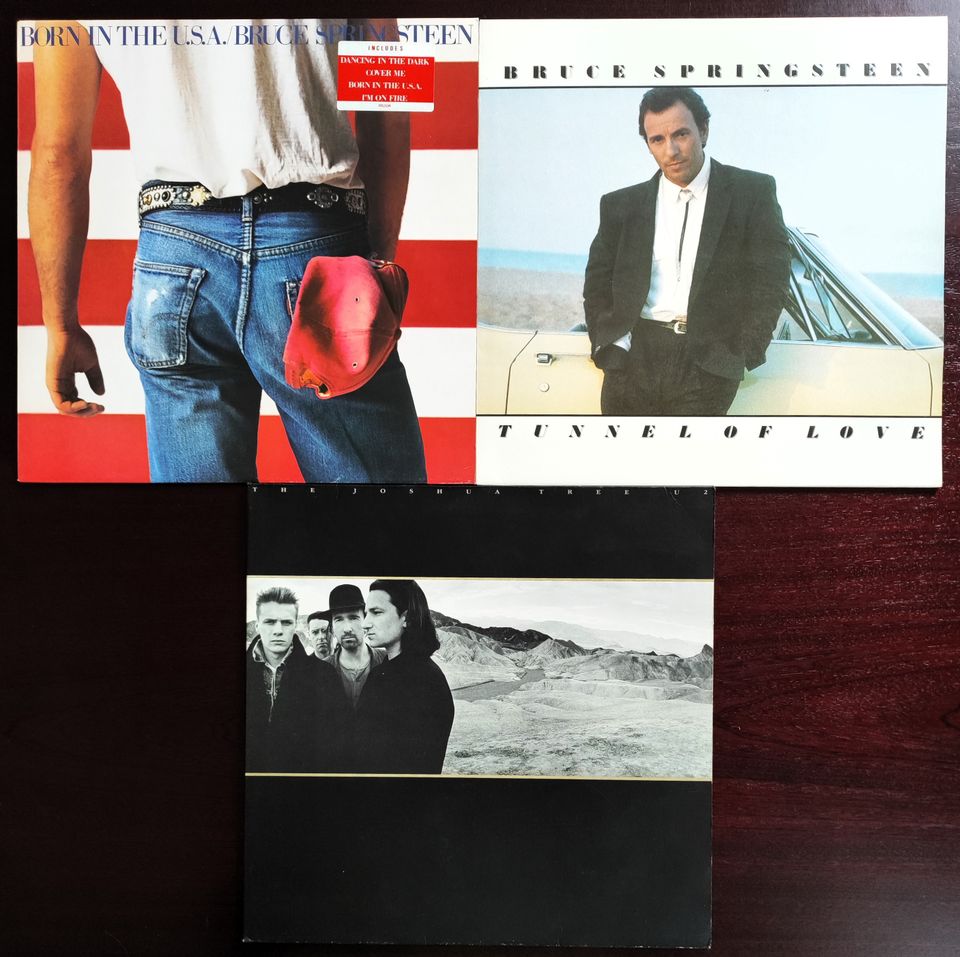 B. SPRINGSTEEN & U2 - Schallplatten, LPs, Vinyl, Rock, Pop Disco in Kassel
