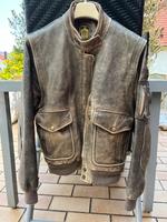 Leder Motorradjacke IXS Retro Vintage Baden-Württemberg - Ettlingen Vorschau