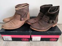 2 Paar BUFFALO Stiefeletten 43 komplett aus Leder Gesamtpreis Hessen - Laubach Vorschau