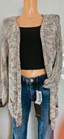 Lässige Strickjacke beige blau meliert Gr. XS Bayern - Beilngries Vorschau