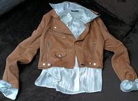 Jacke Gr. 36 Wildleder (Imitat) von Only + Bluse Bayern - Wackersdorf Vorschau