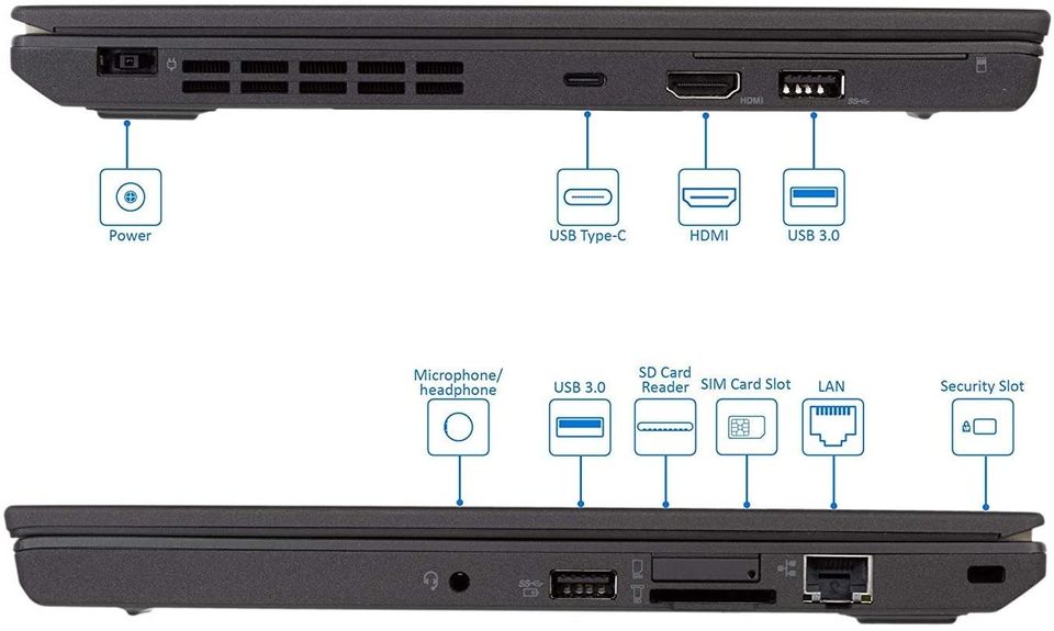 Lenovo Thinkpad X270 i5 - 8GB RAM - 250GB SSD - LTE - Full HD in Düsseldorf