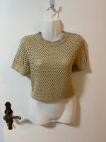 Oberteil Shirt Top T-Shirt Löcher Kurzarm Strickshirt Lochmuster Berlin - Mitte Vorschau