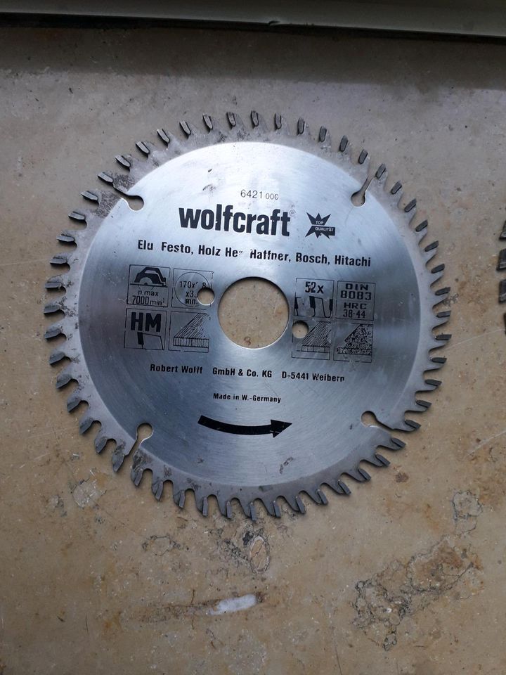 4 x Sägeblatt 2x von wolfcraft 1x Black und Decker 1x ? in Köln