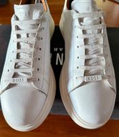 Boss Hugo Boss Sneakers Leder neu Freizeit Schuhe edel Sneaker Bayern - Landshut Vorschau