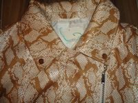 HSE Pfeffinger Bikerjacke Velourjacke 46 Animalprint 48 XL Jacke Bayern - Wartenberg Vorschau