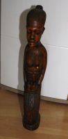 Afrika Figur Holz Kunst Schnitzerei Frau mit Brot Teller Akt 71cm Nordrhein-Westfalen - Schwerte Vorschau