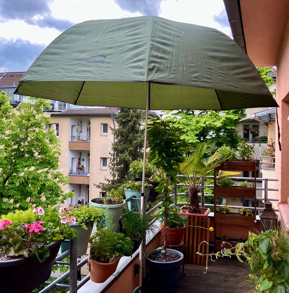 MOSELLA Regenschirm/Sonnenschirm für Angler in Köln