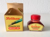Vintage Pelikan Füllhalter-Tinte, Brillant Rot, 60er Jahre Hessen - Groß-Gerau Vorschau