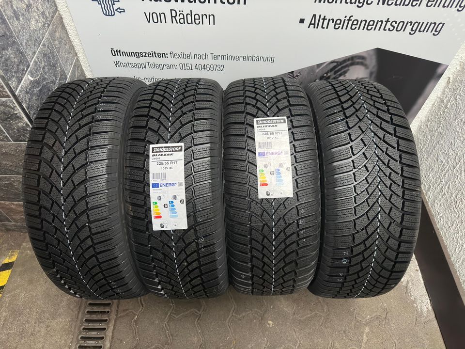 Winterreifen Bridgestone LM005 225 55 R17 101V 97H Montage 80€ in Haiger