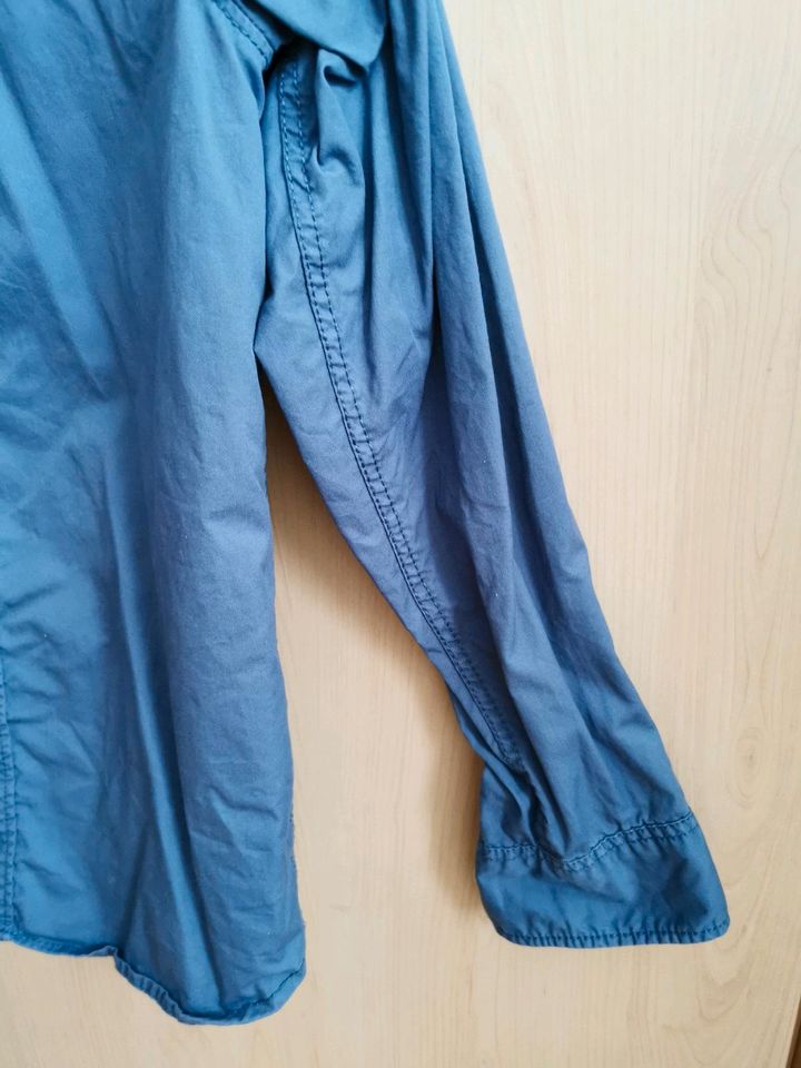 Langarm Hemd blau grau in Gr. 146 H&M wNEU für 6,50€ in Frohburg