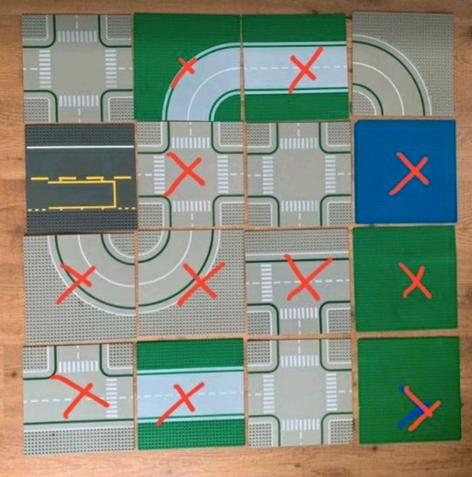 LEGO Straßen Platten Bauplatten Straßenplatten Baseplate Sammlung in Düsseldorf