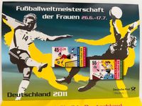 Briefmarken Erstausgabe Frauenwelmeisterschaft 2011 mit Infokarte Hessen - Oberursel (Taunus) Vorschau