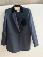 Sandro Blazer Schwarz grau blau Jacke Business Maje 36 38 S M Top Frankfurt am Main - Westend Vorschau