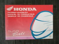 XXX Honda Bali 50 SJ 50 Fahrerhandbuch Bedienungsanleitung XXX 60 Nordrhein-Westfalen - Dorsten Vorschau