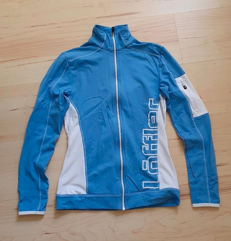 Loeffler Jacke Lauf Rad Outdoor Sport 36 S hellblau Stretch  neu in Schildow