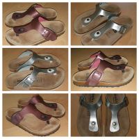 Sandalen 37 Zehentrenner Schuhe Pantoletten wie Gizeh Silber Rosa Essen - Essen-Kray Vorschau