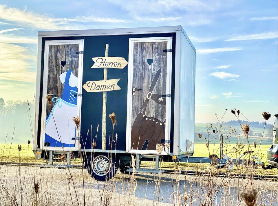 Geburtstag, Hochzeit, Toilettenwagen, WC-Wagen, WC, Anhänger in Biberach an der Riß