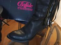 Damen Buffalo Boots schwarz Gr 38 Baden-Württemberg - Fellbach Vorschau