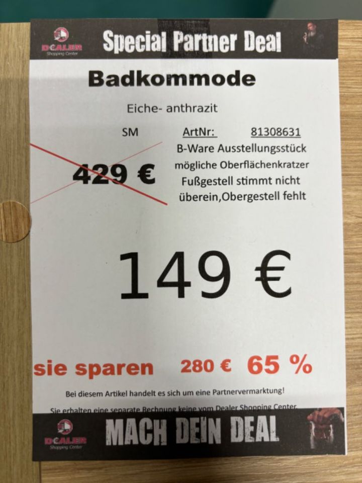 Badkommode / Stauraumelement / Kommode statt 429€ in Zeitz