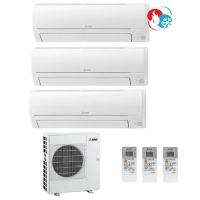 Klimaanlage Mitsubishi MultiSplit Trio 3x MSZ-HR25VF + MXZ-3F54VF (Heizung,Klima,Split) Nordrhein-Westfalen - Moers Vorschau