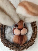 Osterhase Osterkranz 3D-Bild Filz Handmade Deko Geschenk Baden-Württemberg - Neuenburg am Rhein Vorschau