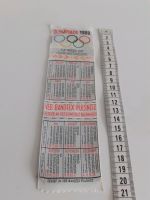 Gewebter Stoffkalender Olympiade 1988 Sachsen - Bischofswerda Vorschau