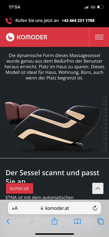 Massage Sessel in Berlin