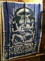 Wandbehang aus Indien Ganesha blau Hamburg-Nord - Hamburg Barmbek Vorschau