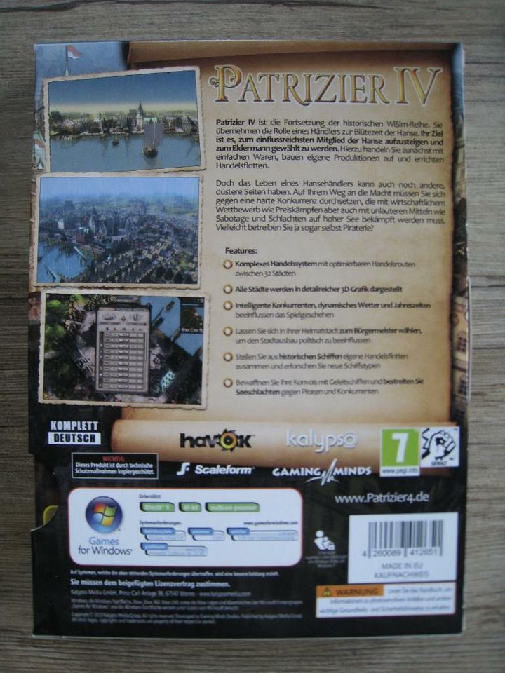 Patrizier lV für PC (DVD-ROM) in Schalkenbach